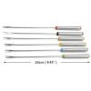 6PCS/Set Stainless Steel Chocolate Forks Cheese Fruit Dessert Fork Melting Skewer Kitchen Tools