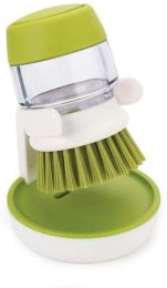 New Creative Soap Dispenser,Liquid Soap Brush For Dish Pot Pan Sink Cleaning With Non-Slip Tray
