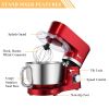 ZOKOP ZK-1503 Chef Machine 5.5L 660W Mixing Pot With Handle Red Spray Paint