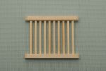 Natural Bamboo Soap Bar Dish. Eco-Friendly