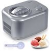1.1 QT Ice Cream Maker Automatic Frozen Dessert Machine with Spoon