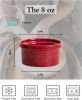FE Ramekins, Lace Emboss Ramekin 8 Oz Oven Safe, Creme Brulee Set Of 6, Ceramic Souffle Dish For Baking Dessert And Cake
