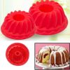1/2/5/10 Pcs Spiral Ring Cooking Silicone Mold Bakeware Cups Cake Baking Mold Cake Decorate Tool