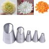 5 pc/set Of Chrysanthemum Nozzle Set Pastry Nozzles Mouth Kitchen Tips Gadget Baking Accessories