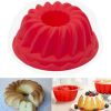 1/2/5/10 Pcs Spiral Ring Cooking Silicone Mold Bakeware Cups Cake Baking Mold Cake Decorate Tool