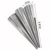 5Pcs/set Stainless Steel Spiral Croissants Molds Conical Tube Cone Roll Cream Baking Pastry Tool